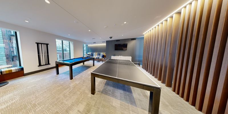 billiards and ping pong